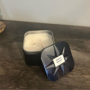 NEW Threshold Cashmere ALPINE SANTAL SCENTED CANDLE